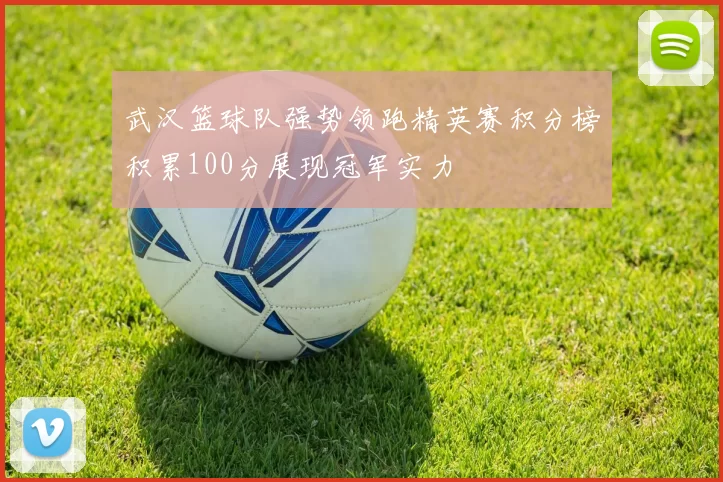 武汉篮球队强势领跑精英赛积分榜积累100分展现冠军实力