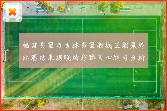 福建男篮与吉林男篮激战正酣最终比赛结果揭晓精彩瞬间回顾与分析